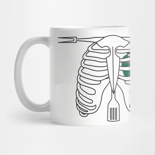 Big Green Egg  -  Love my Egg Ribcage Mug